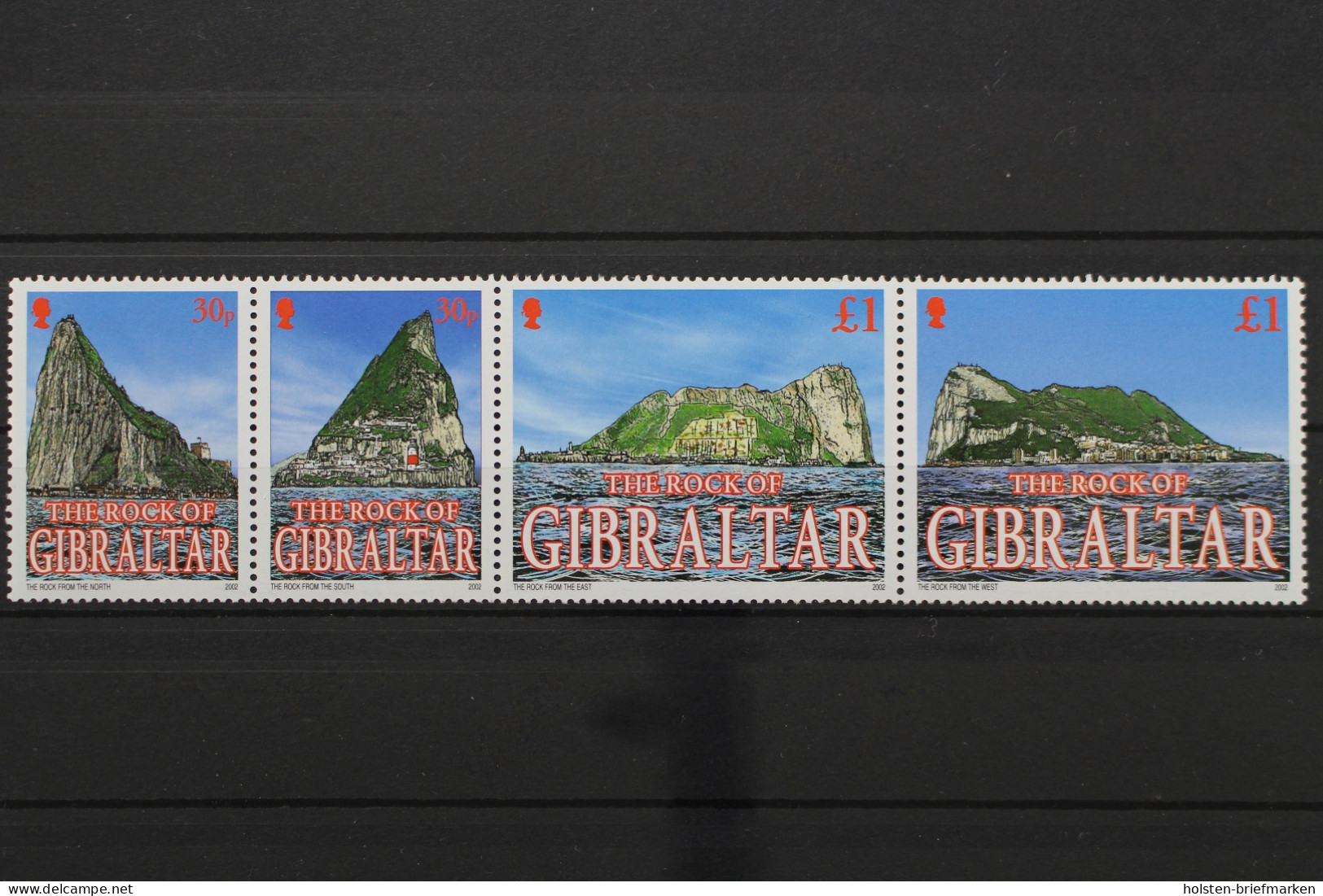 Gibraltar, MiNr. 1014-1017, Viererstreifen, Postfrisch - Gibraltar