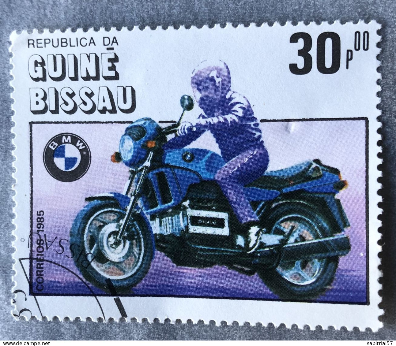 GUINEA BISSAU / GUINE BISSAU / CTO / 1985 / Motorcycles / Motocyclettes / Motorrader / BMW K - Motos