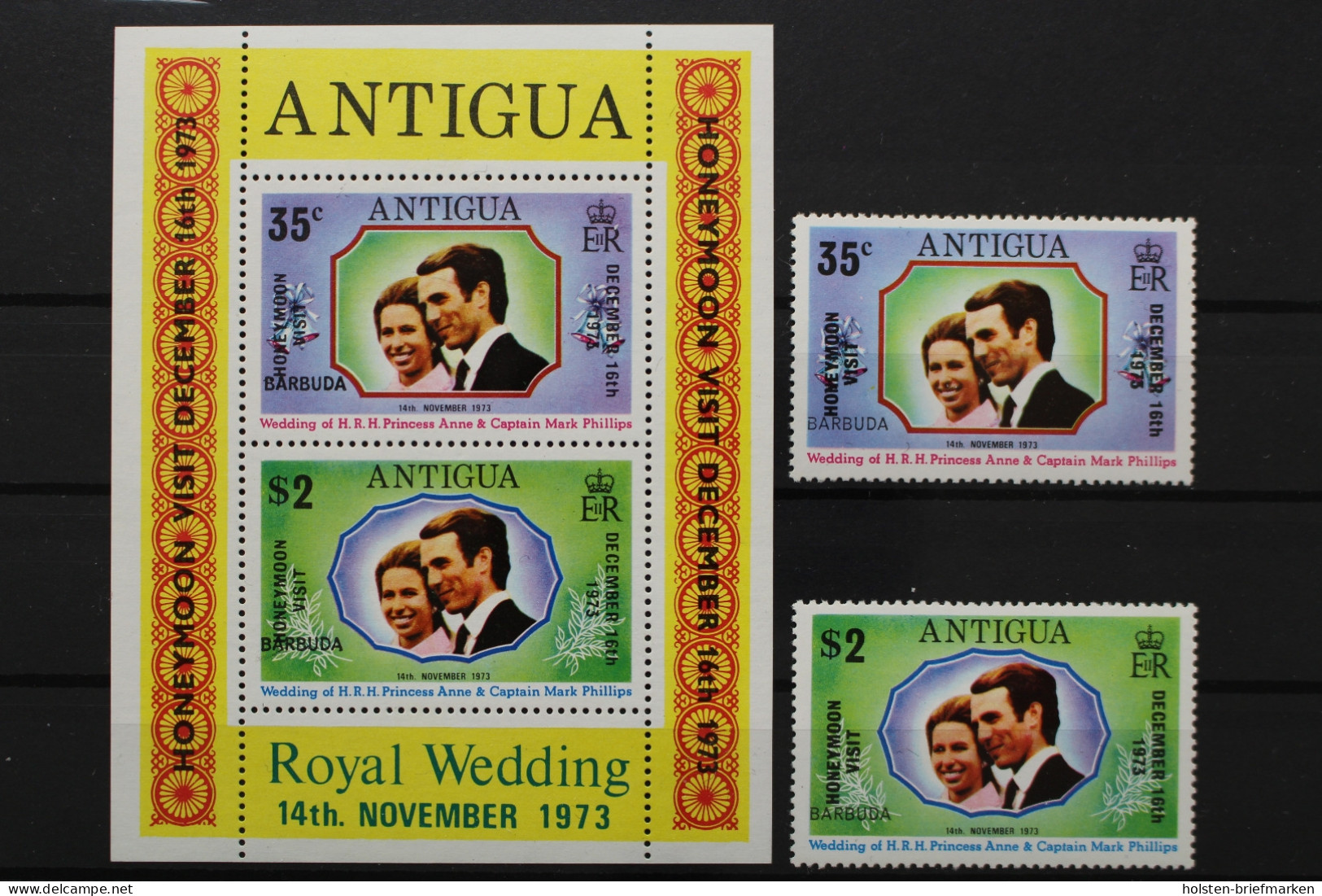 Antigua Und Barbuda-Barbuda, MiNr. 136-137, Block 4, Postfrisch - Antigua And Barbuda (1981-...)