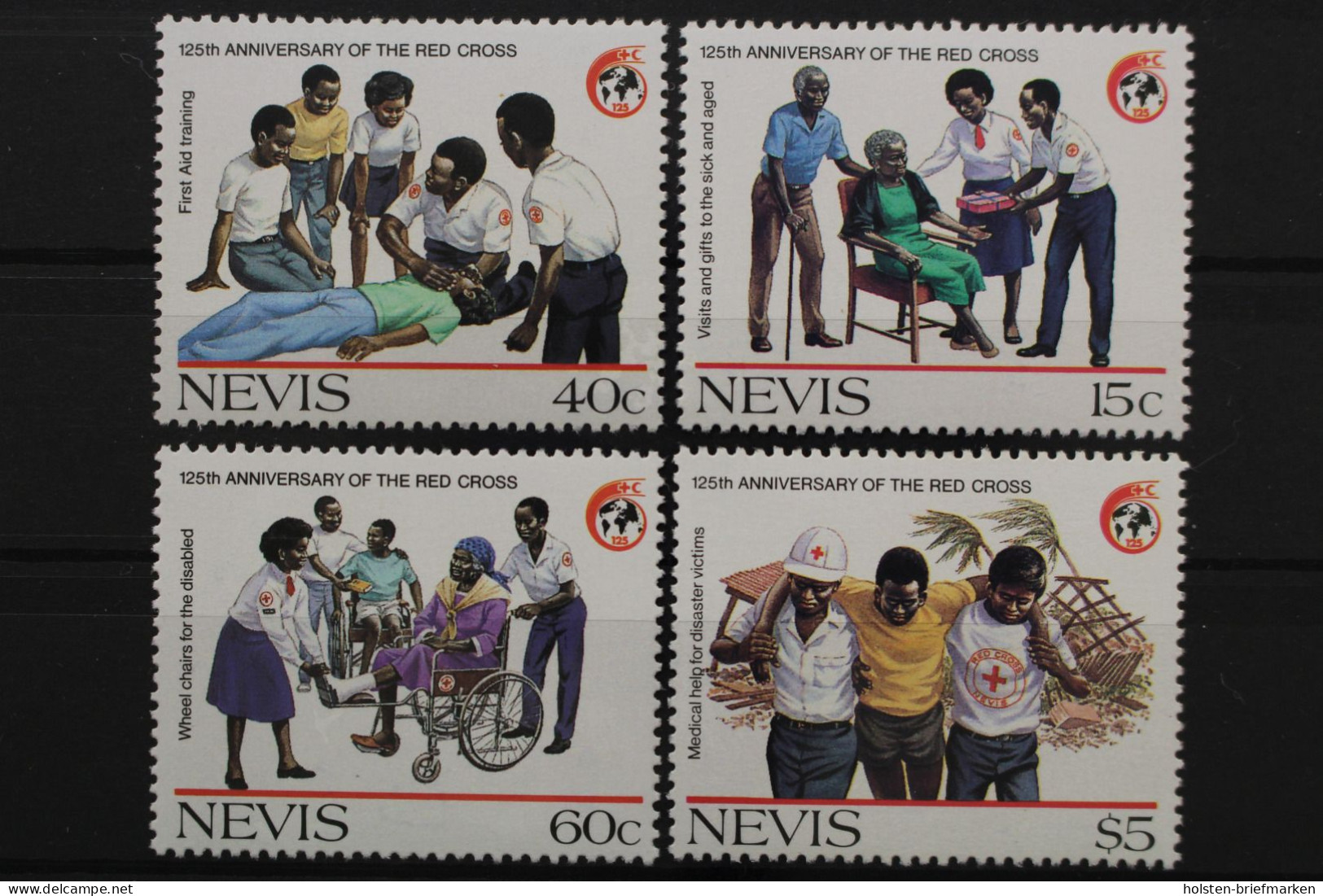 Nevis, MiNr. 488-491, Postfrisch - St.Kitts And Nevis ( 1983-...)