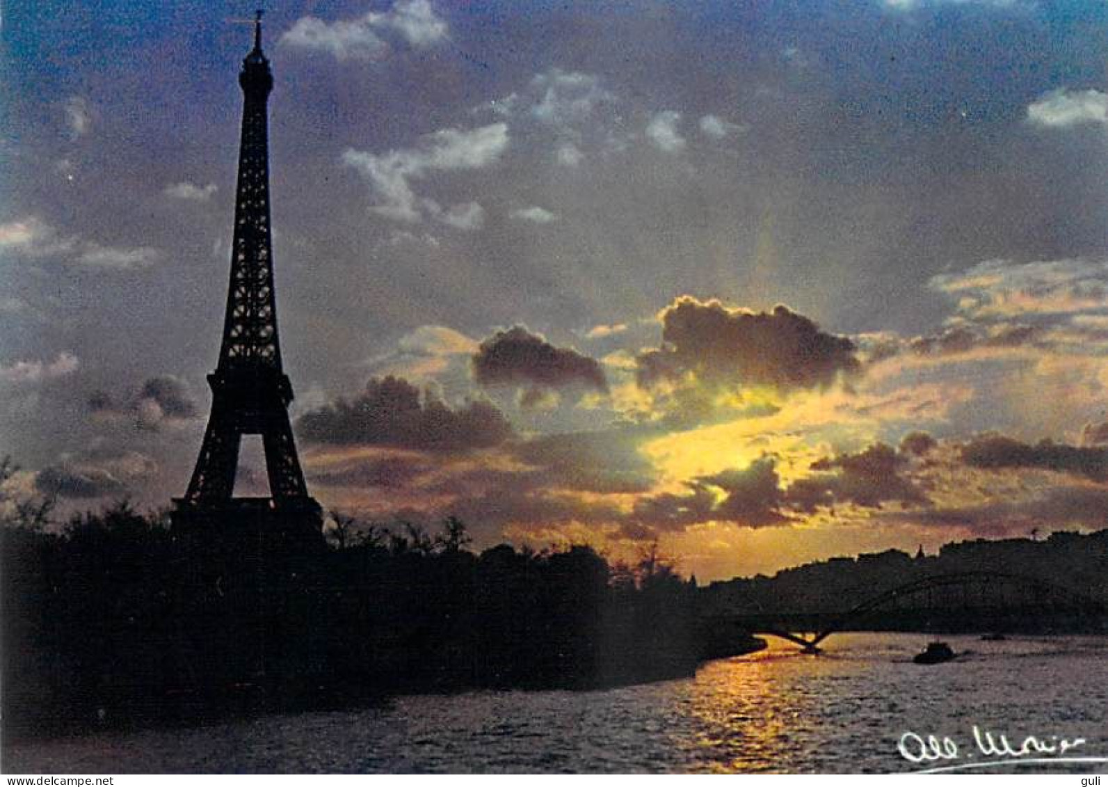 PARIS D'après Photographe Albert MONIER  La Seine Et Ses Splendeurs La TOUR EIFFEL  *PRIX FIXE - Monier