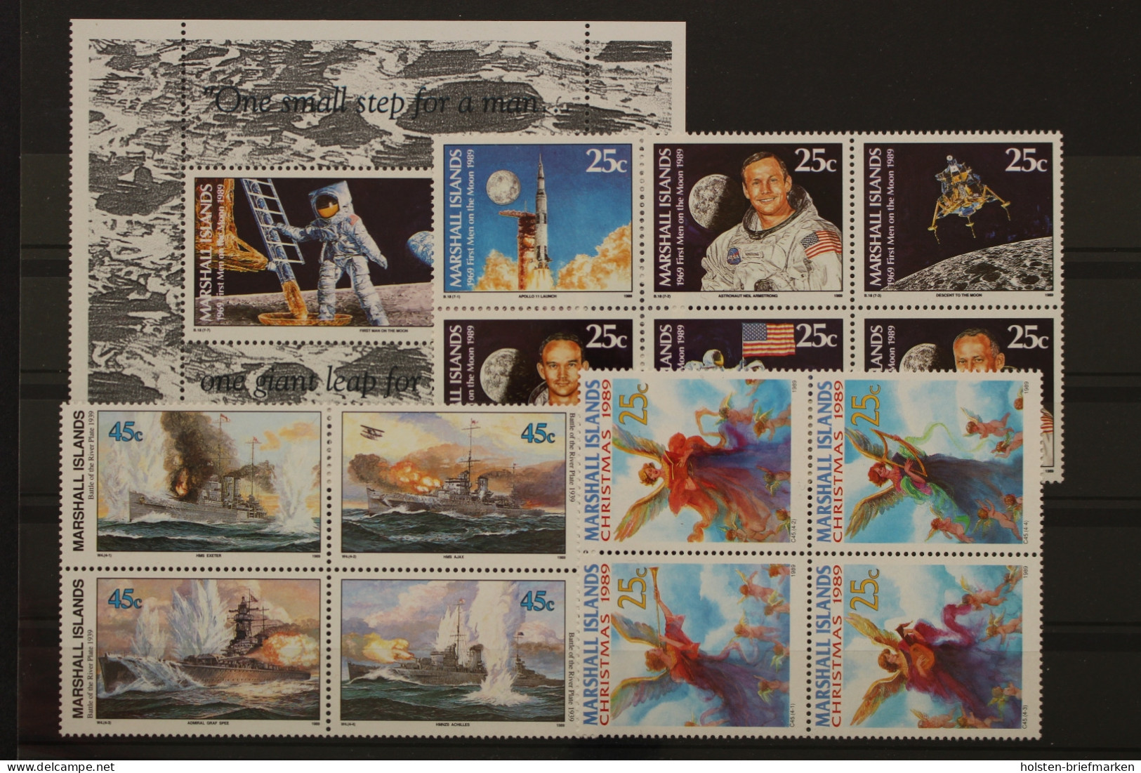 Marshall-Inseln, MiNr. 204-279, Jahrgang 1989, Postfrisch - Marshall Islands