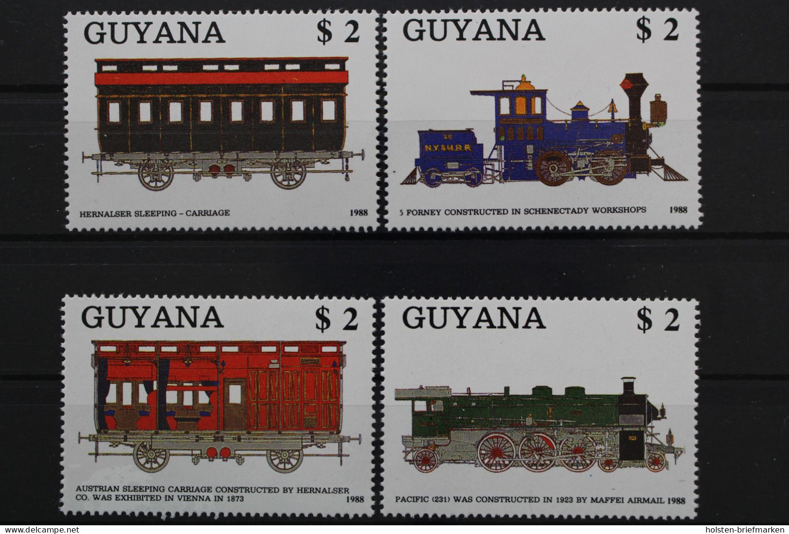 Guyana, MiNr. 2475-2478, Postfrisch - Guyane (1966-...)