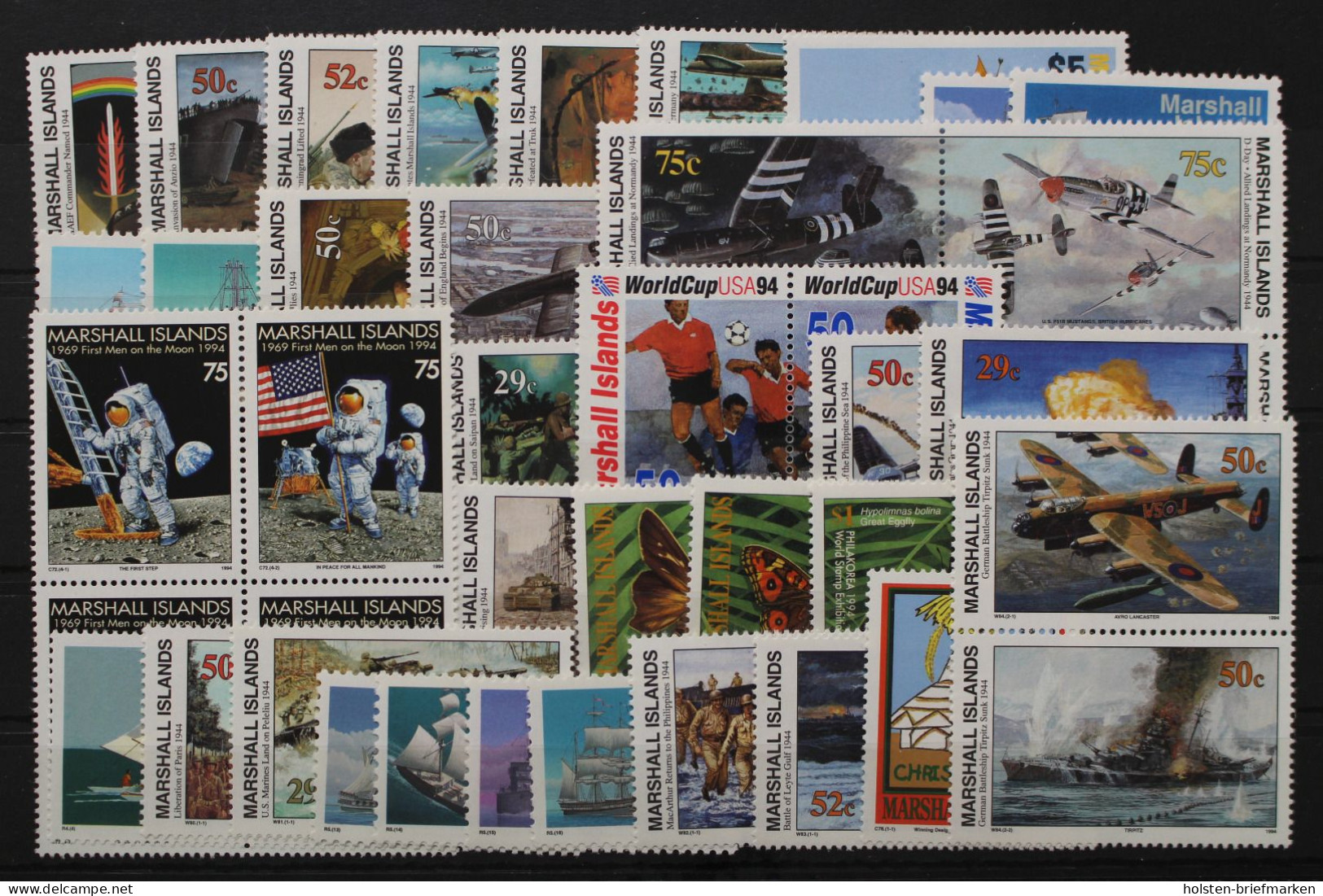 Marshall-Inseln, MiNr. 499-564, Jahrgang 1994, Postfrisch - Marshall Islands