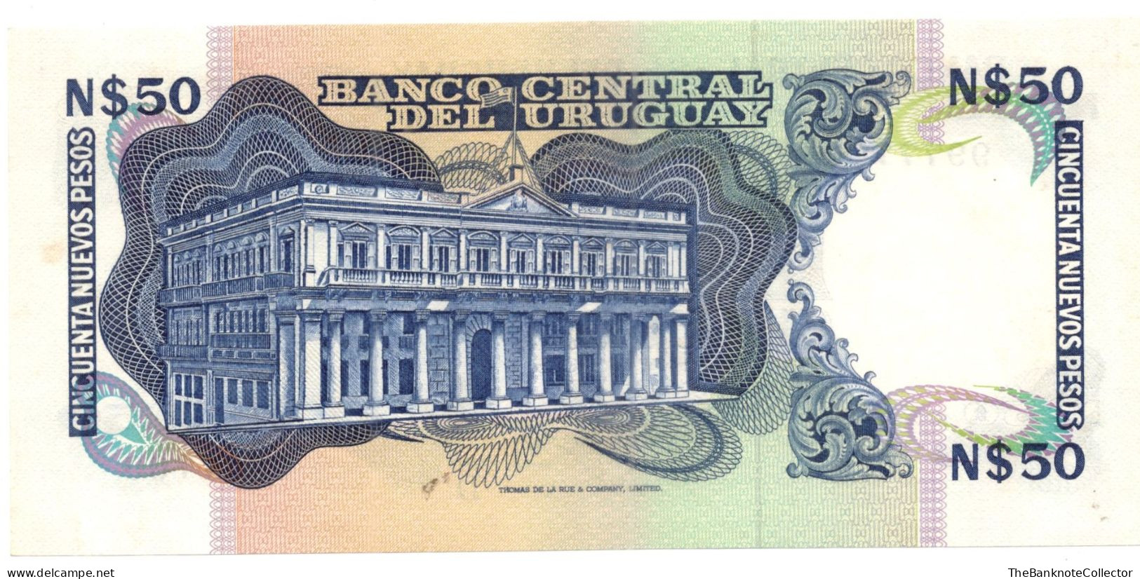 Uruguay 50 Pesos ND 1981 Serie D P-61 UNC - Uruguay