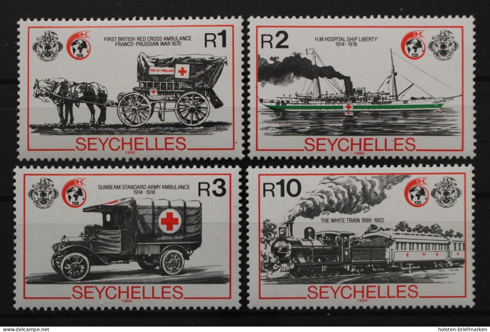 Seychellen, MiNr. 699-702, Falz - Seychellen (1976-...)