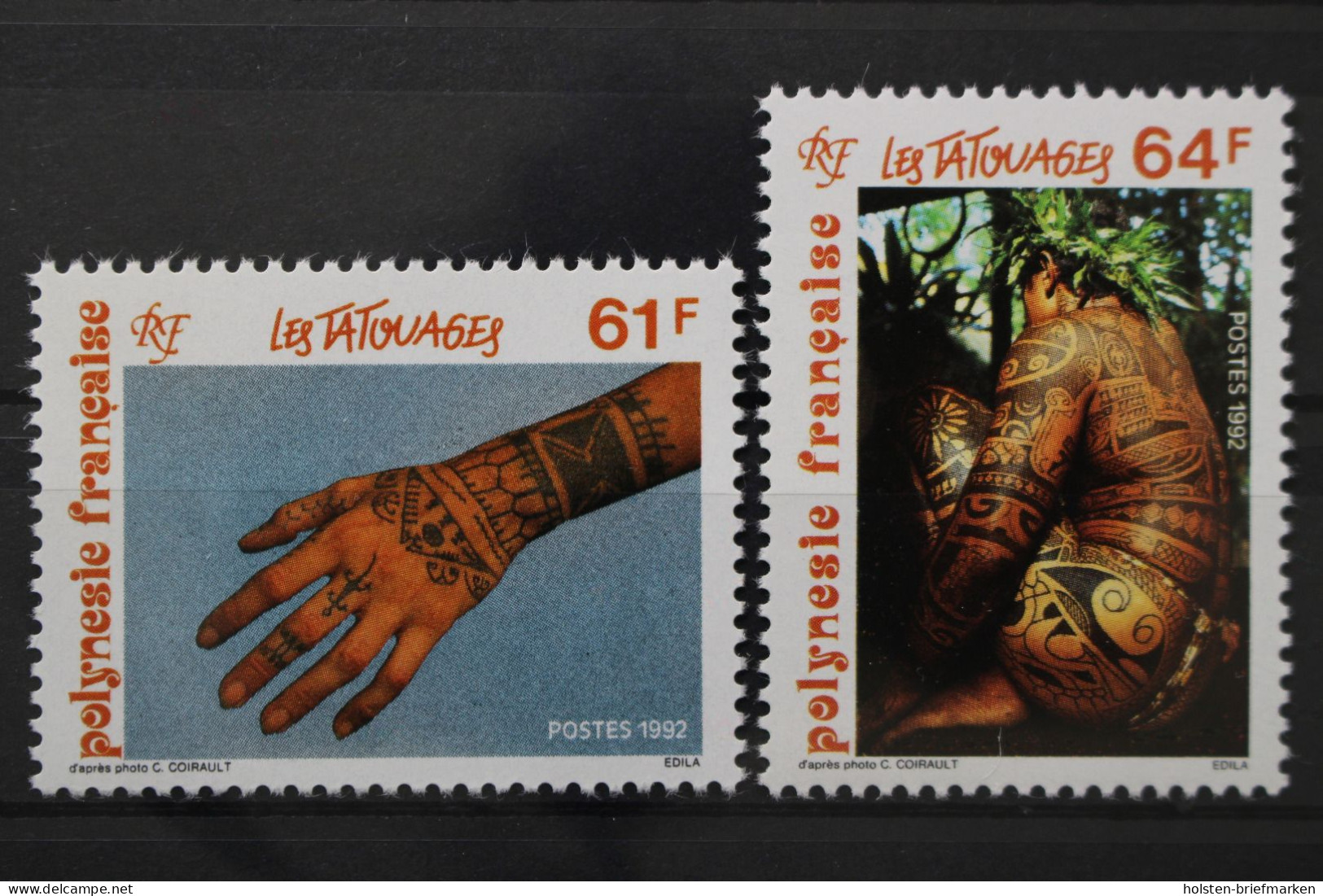 Französisch-Polynesien, MiNr. 613-614, Postfrisch - Unused Stamps