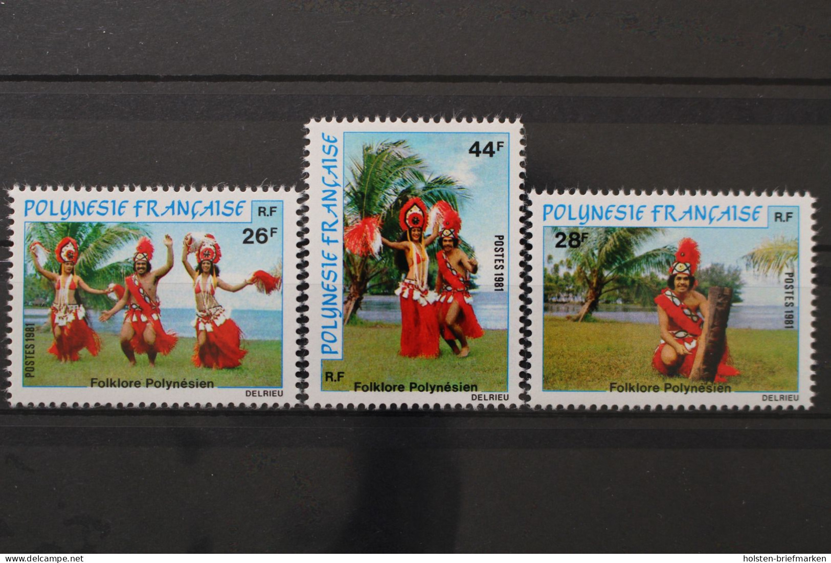 Französisch-Polynesien, MiNr. 329-331, Postfrisch - Unused Stamps