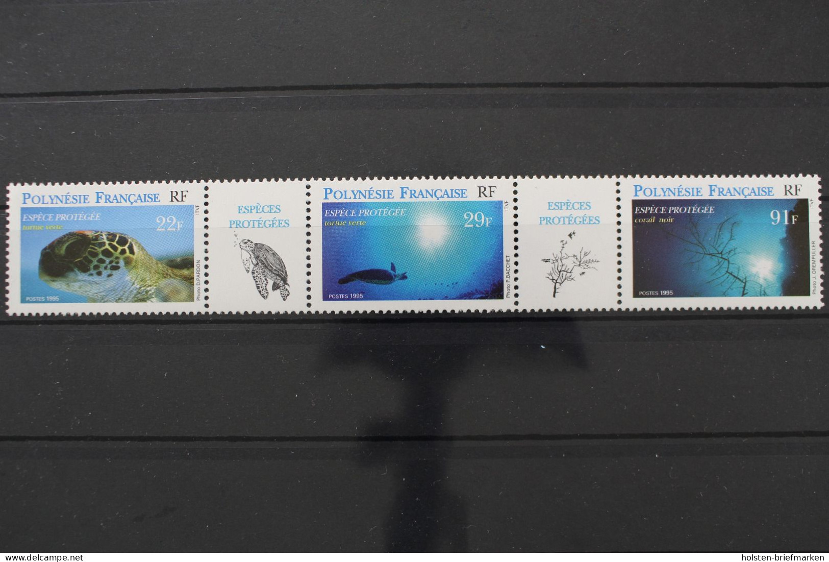 Französisch-Polynesien, MiNr. 676-678 Fünferstreifen, Postfrisch - Neufs