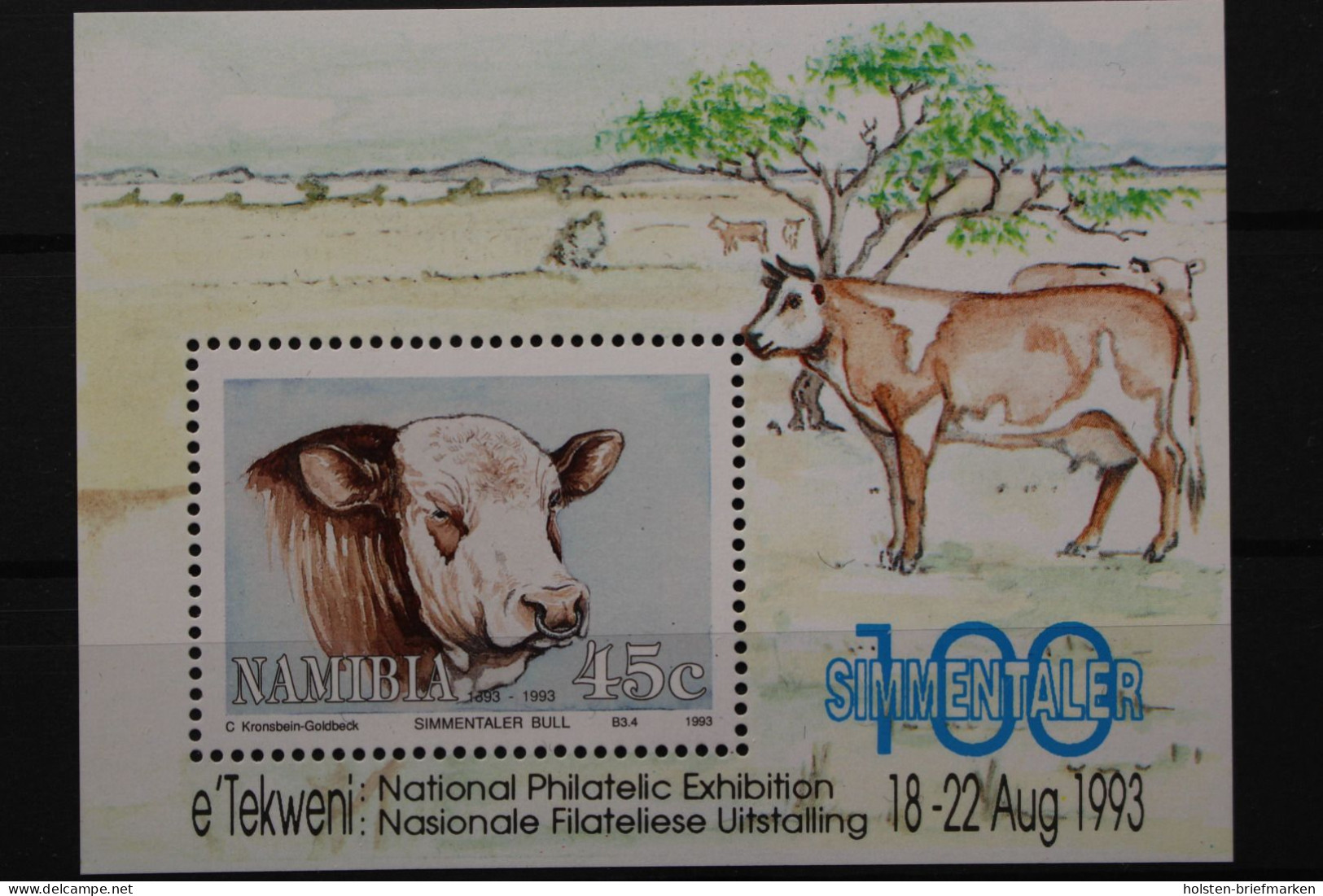 Namibia, MiNr. Block 18, Postfrisch - Namibie (1990- ...)