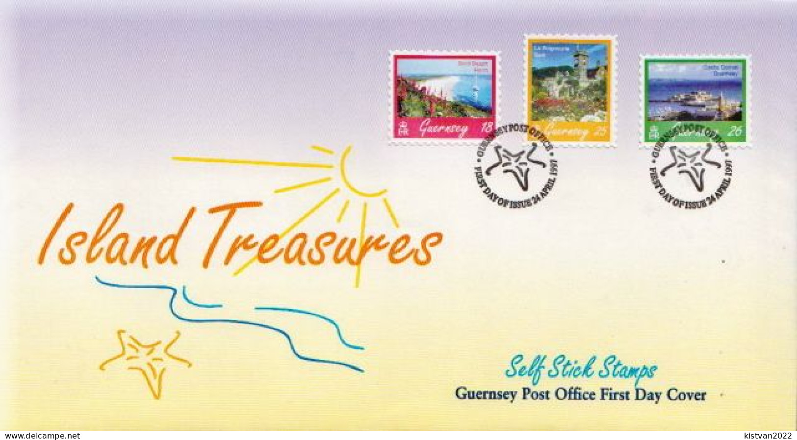 Guernsey Set On FDC - Autres & Non Classés