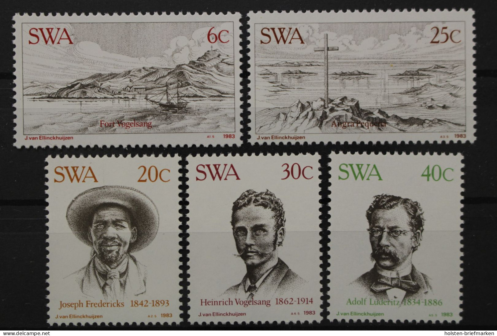 Namibia - Südwestafrika, MiNr. 532-536, Postfrisch - Namibië (1990- ...)