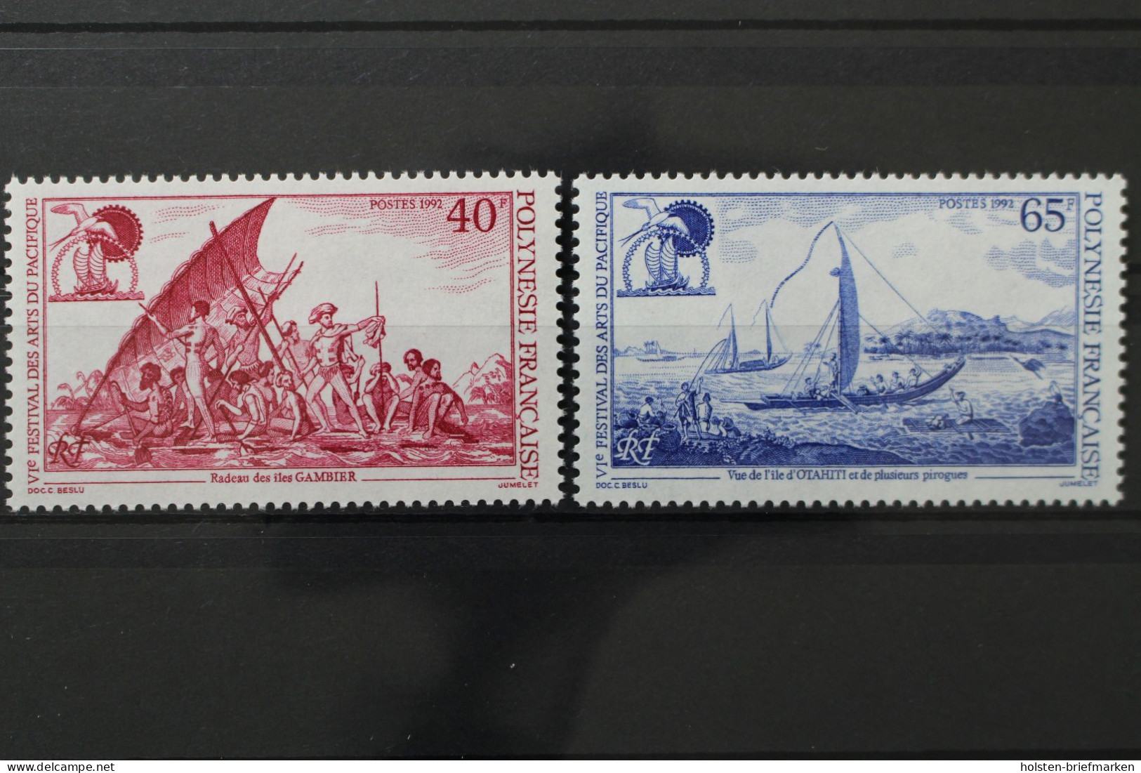 Französisch-Polynesien, MiNr. 619-620, Postfrisch - Unused Stamps