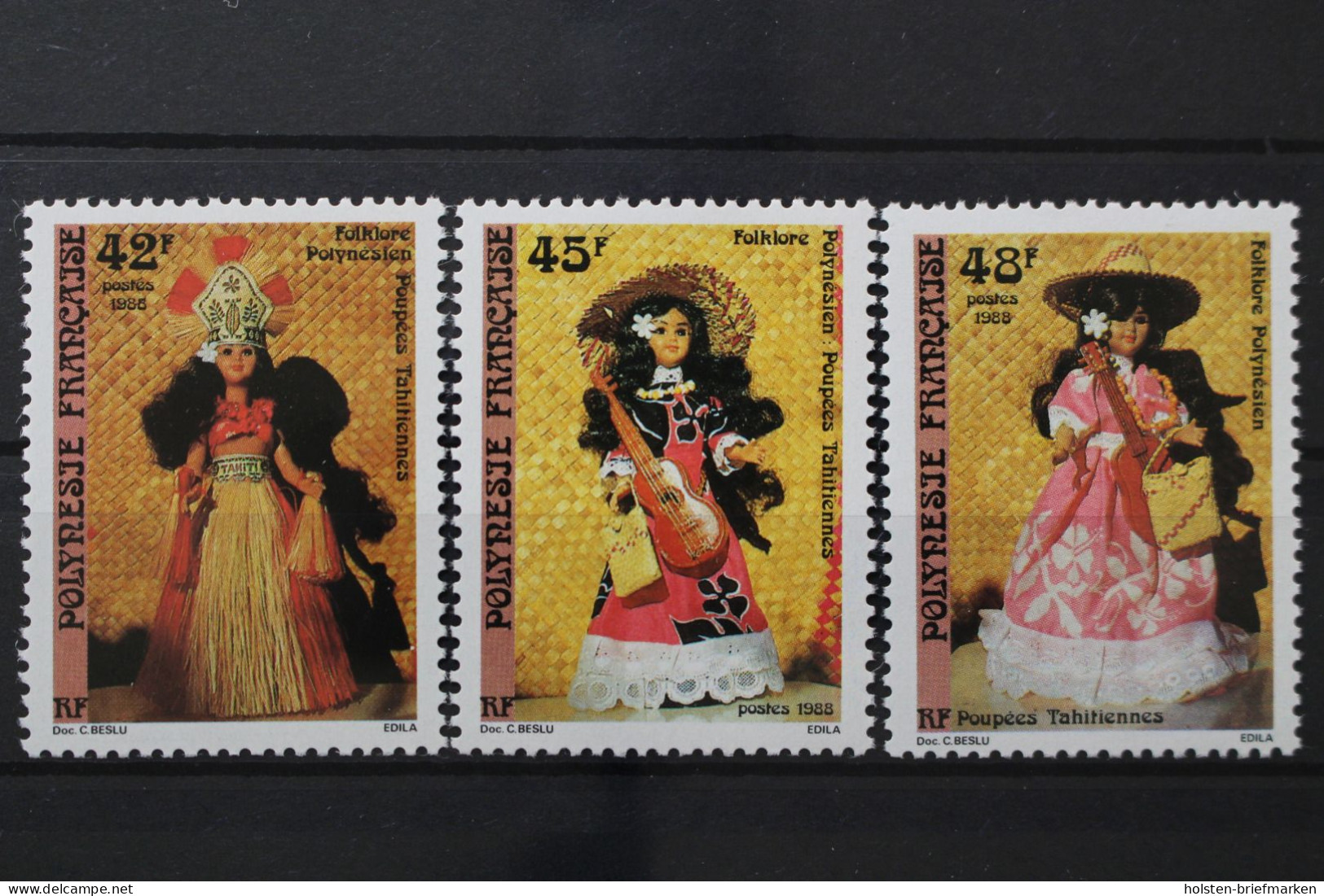 Französisch-Polynesien, MiNr. 507-509, Postfrisch - Unused Stamps