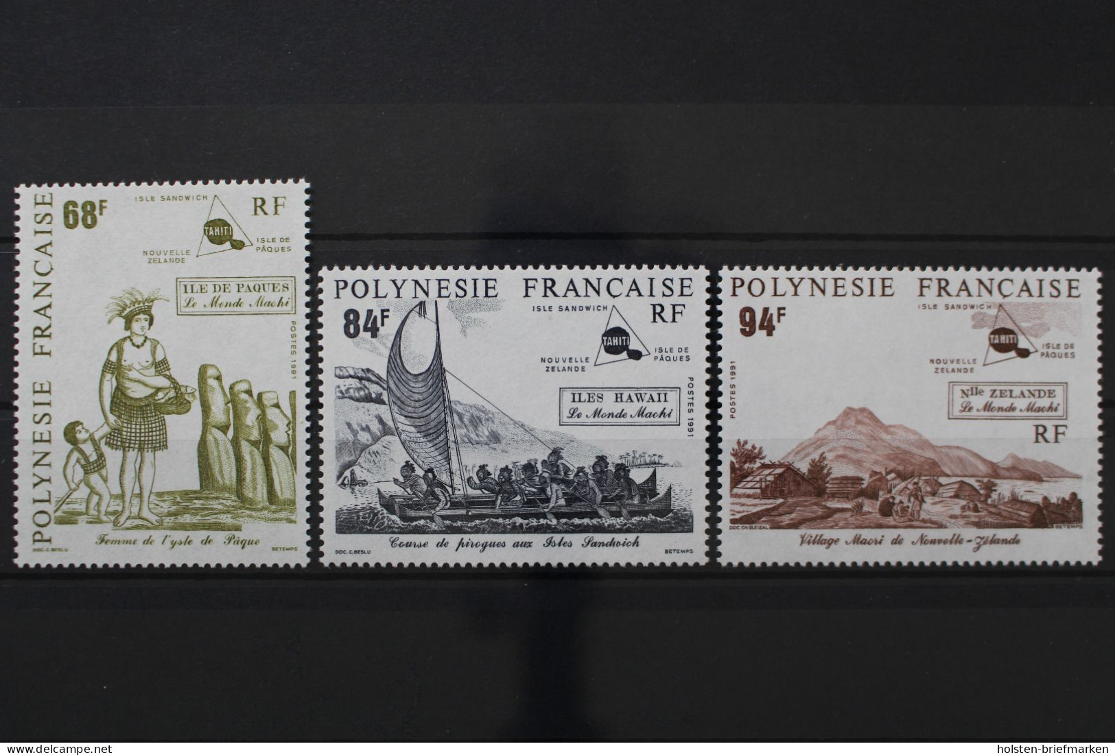 Französisch-Polynesien, MiNr. 579-581, Postfrisch - Unused Stamps