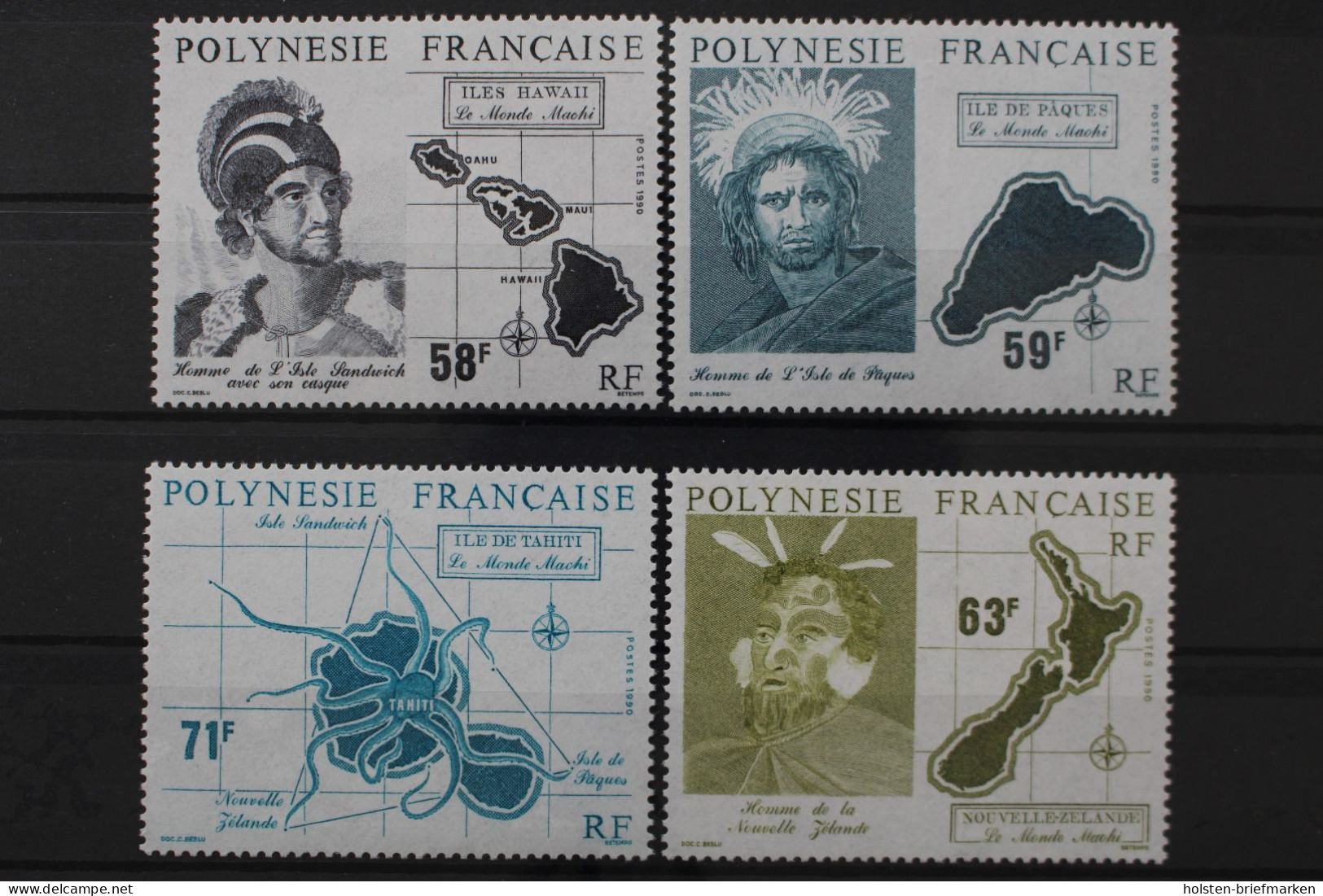 Französisch-Polynesien, MiNr. 553-556, Postfrisch - Nuevos