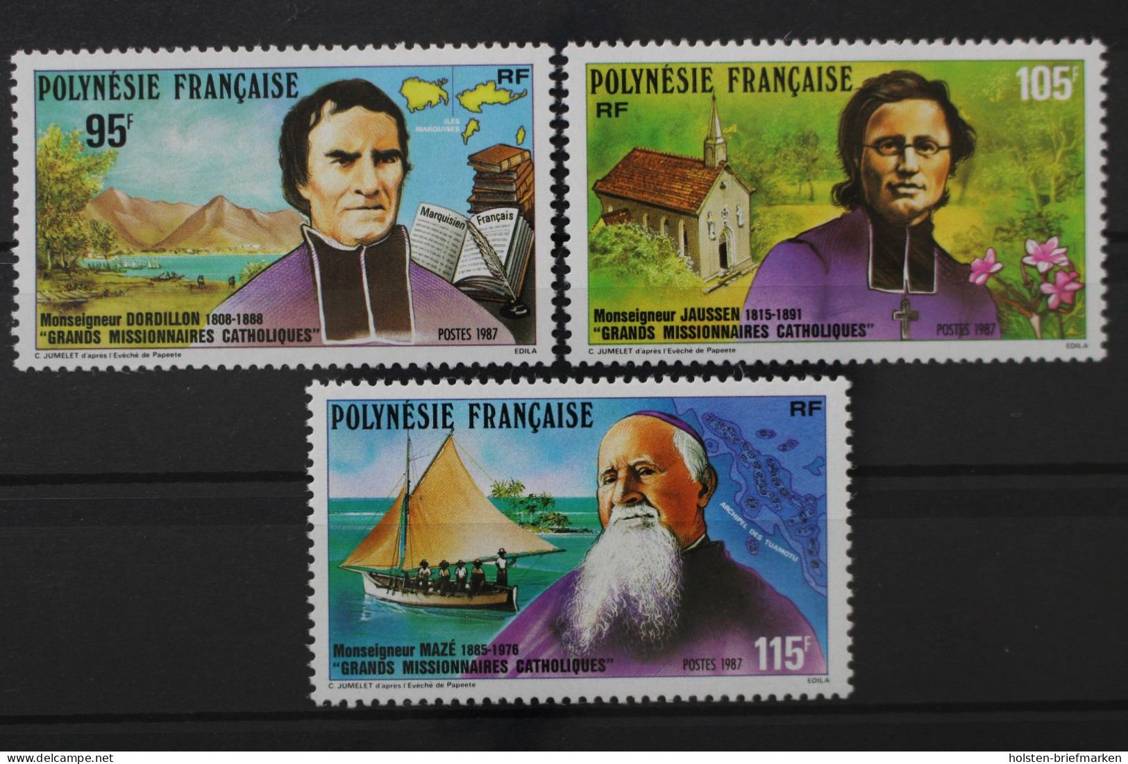 Französisch-Polynesien, MiNr. 492-494, Postfrisch - Unused Stamps