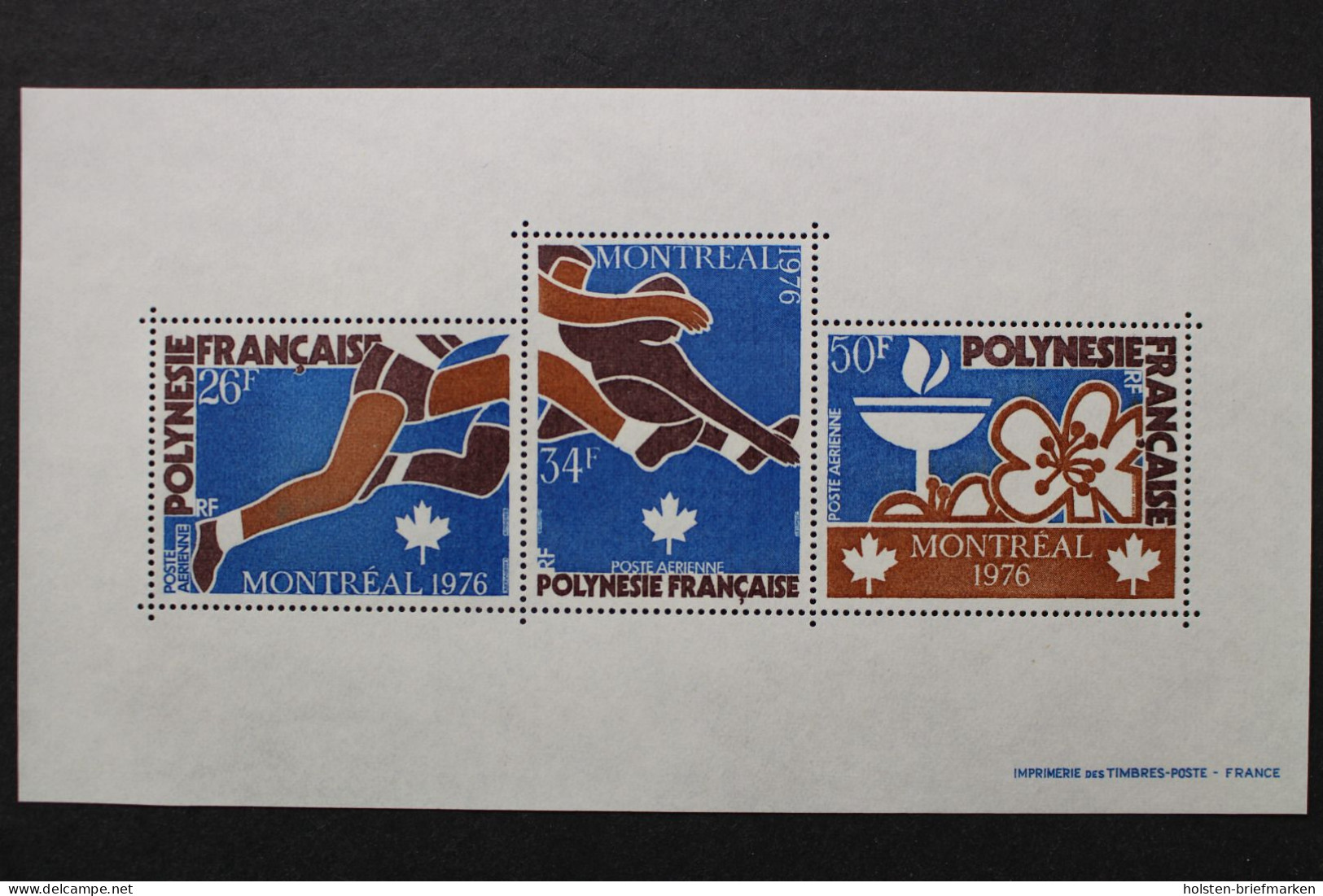 Französisch-Polynesien, MiNr. Block 3, Postfrisch - Blocks & Sheetlets