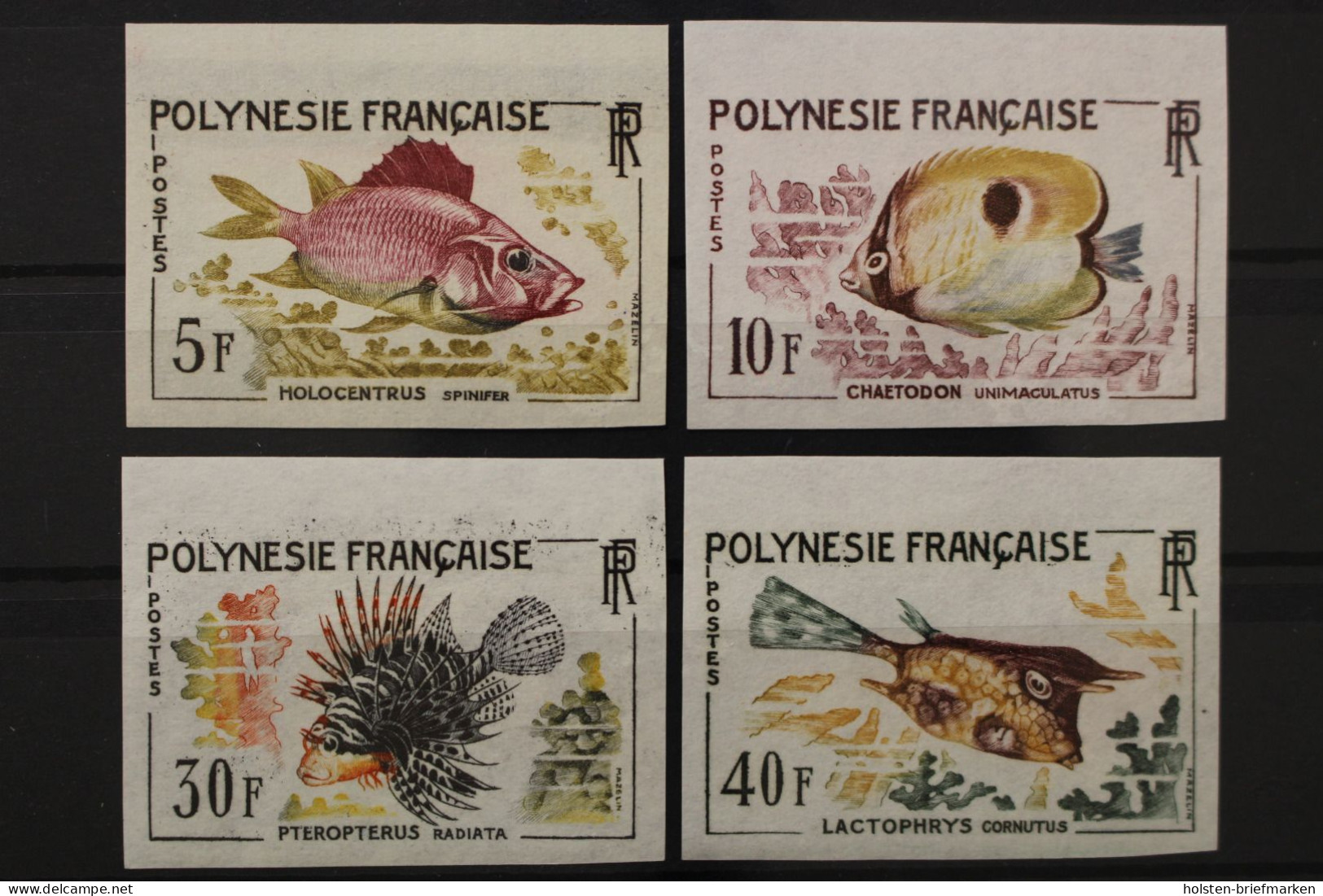 Französisch-Polynesien, MiNr. 24-27 Ungezähnt, Postfrisch - Unused Stamps