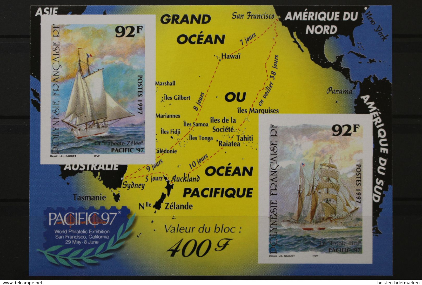 Französisch-Polynesien, MiNr. Block 22, Postfrisch - Blocks & Sheetlets