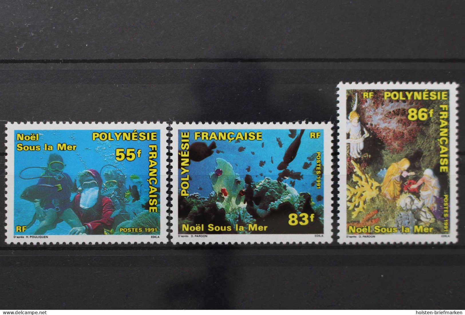 Französisch-Polynesien, MiNr. 596-598, Postfrisch - Unused Stamps