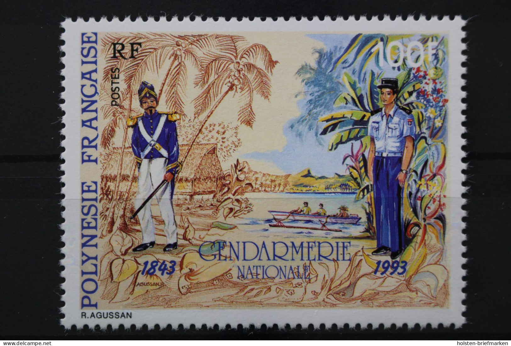 Französisch-Polynesien, MiNr. 643 II, Postfrisch - Ongebruikt