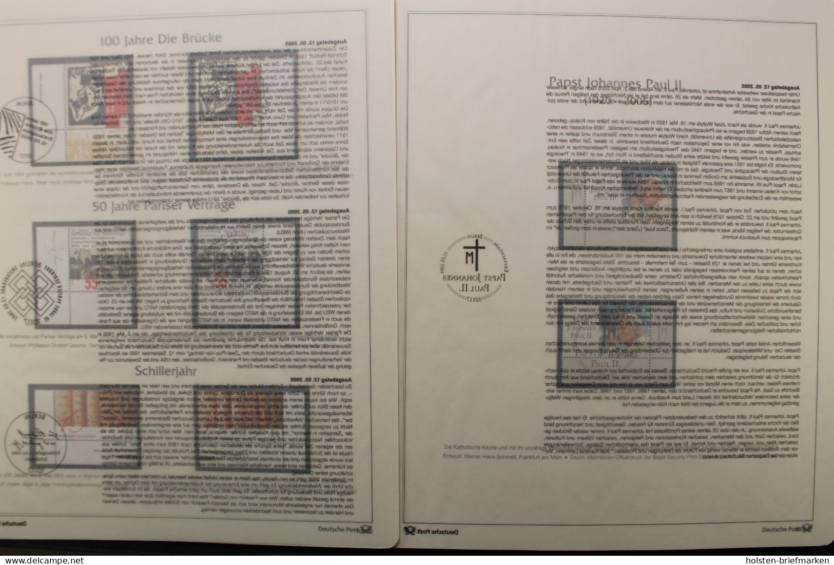 Deutschland Plus, MiNr. 2434-2503, Jahrgang 2005, Eckrandmarken Komplett - Sammlungen