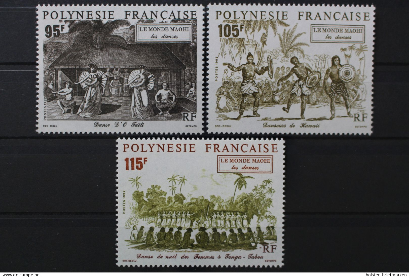 Französisch-Polynesien, MiNr. 610-612, Postfrisch - Ongebruikt