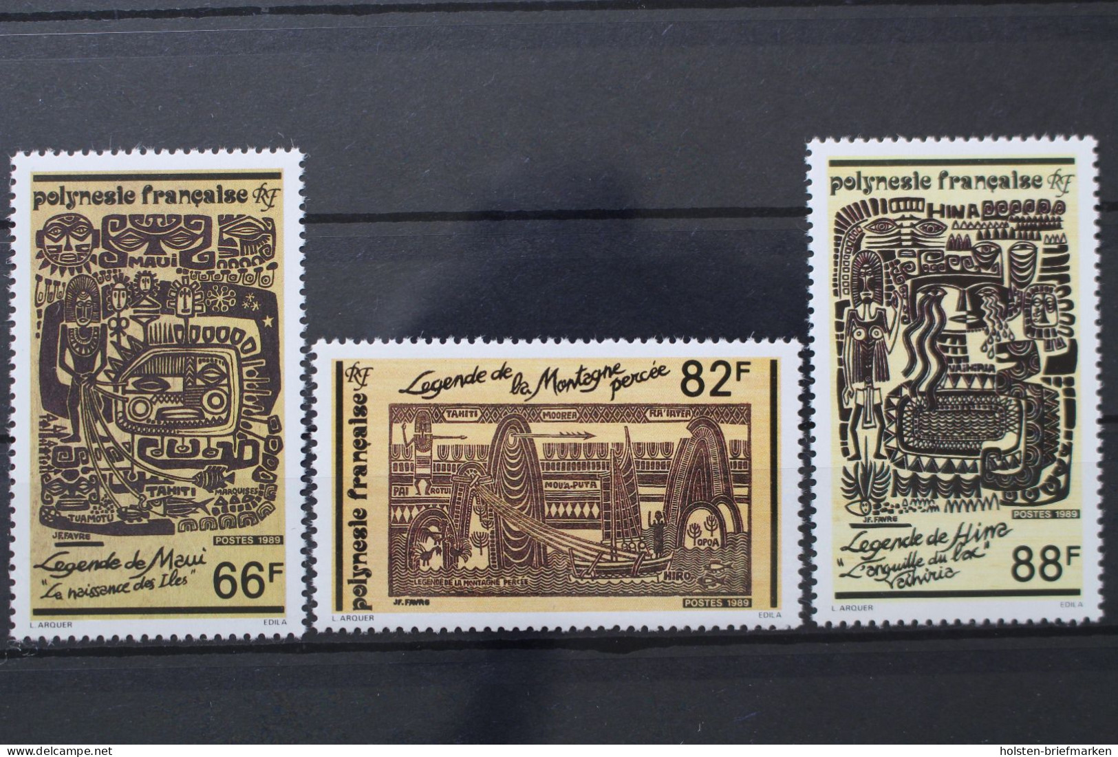 Französisch-Polynesien, MiNr. 546-548, Postfrisch - Unused Stamps