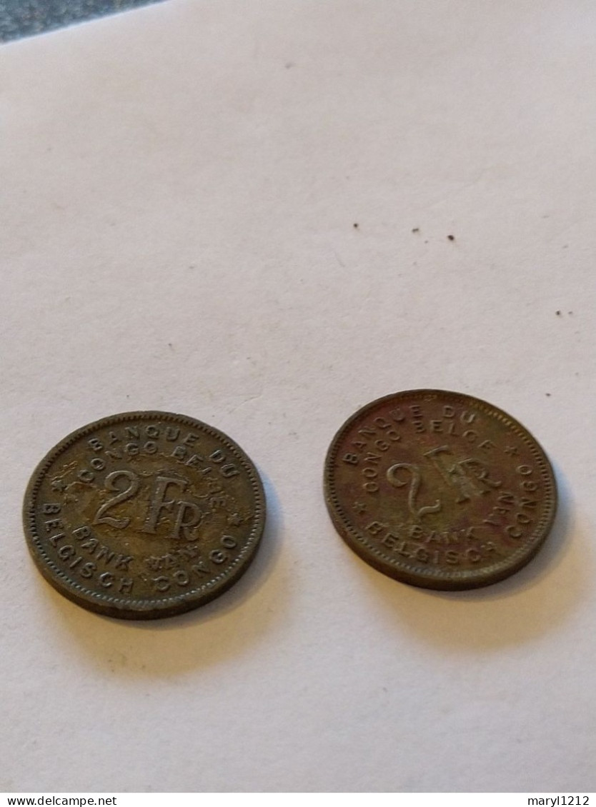 Lot de différentes monnaies du Congo Belge-de Rép. Démocratique du Congo, du Zaïre... (cf liste dans la descriptIon