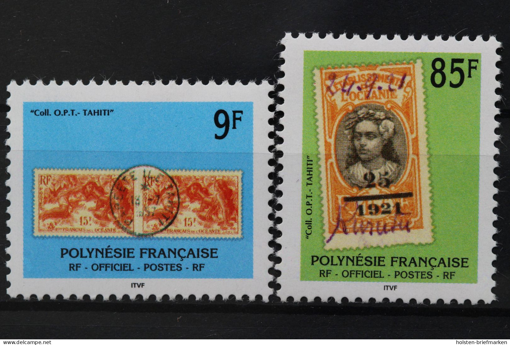 Französisch-Polynesien Dienst, MiNr. 27-28, Postfrisch - Dienstmarken