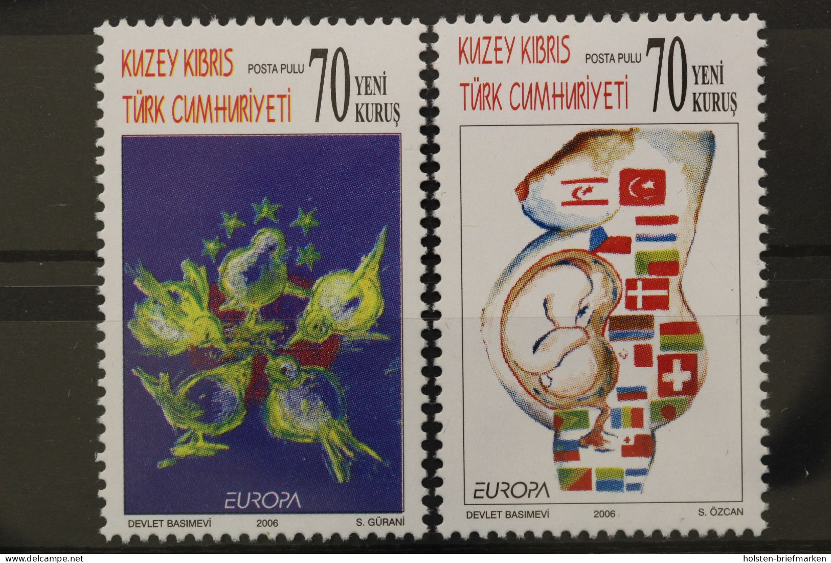 Türkisch-Zypern, MiNr. 642-643 A, Postfrisch - Unused Stamps