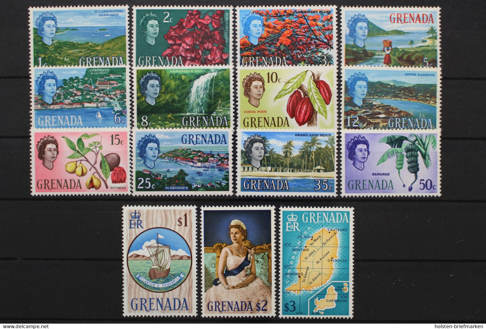Grenada, MiNr. 202-216, Postfrisch - Grenada (1974-...)