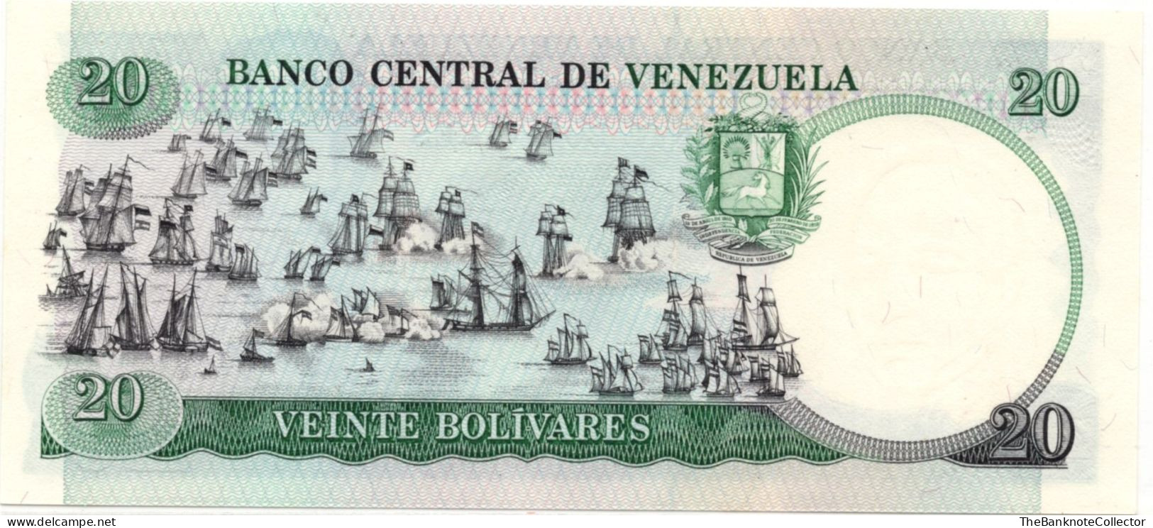 Venezuela 20 Bolivares 1987 Commemorative P-71 VF - Venezuela