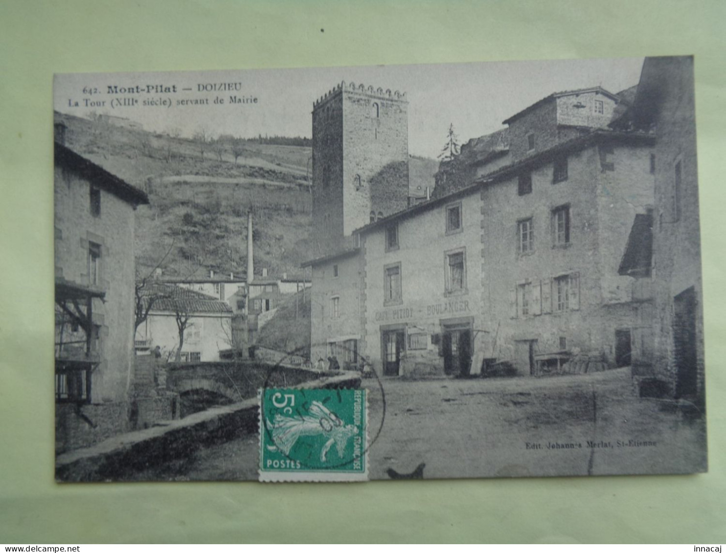 91-17-22        MONT-PILAT  DOIZIEU    La Tours Servant De Mairie - Mont Pilat