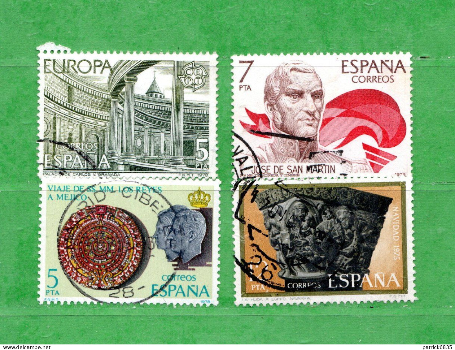 (Us6) ) SPAGNA °- 1978 -  Yv. 2119-2135-2137-2149.  Usati. - Gebraucht