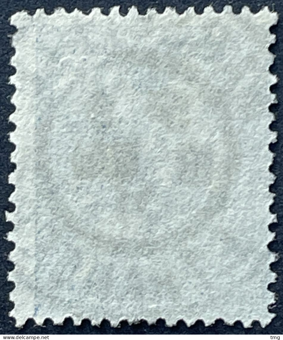 YT 114 Marseille étranger 09.05.1901 Type Mouchon 25c Bleu (timbre 10 €) France – Aff - 1900-02 Mouchon