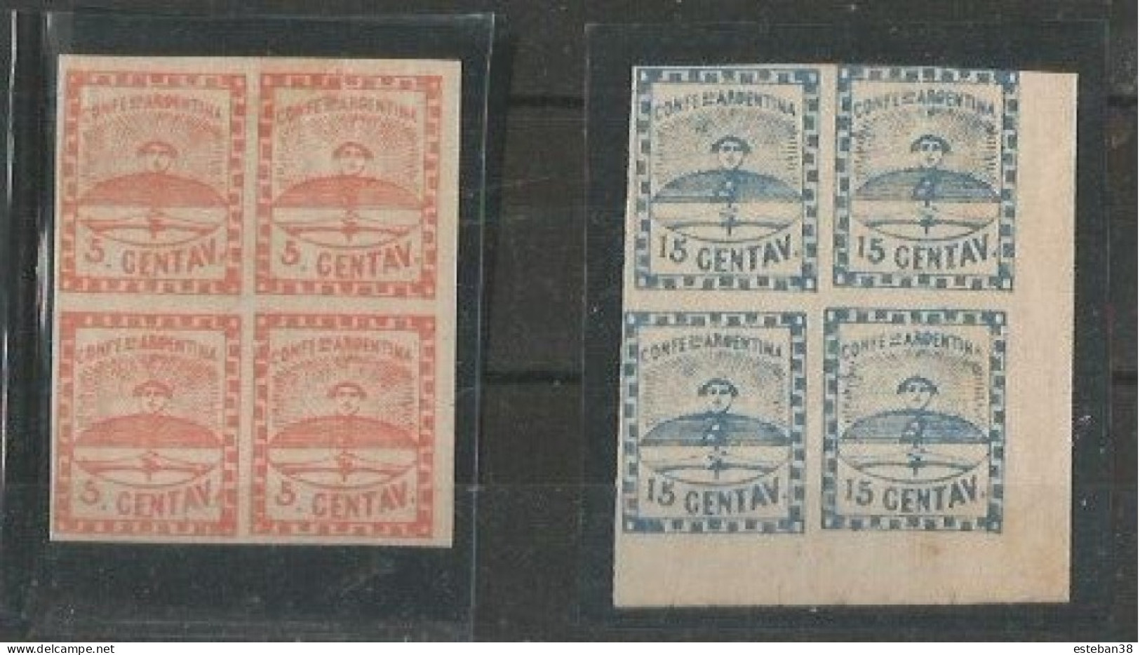 Confederacion Cifras Chicas - Unused Stamps