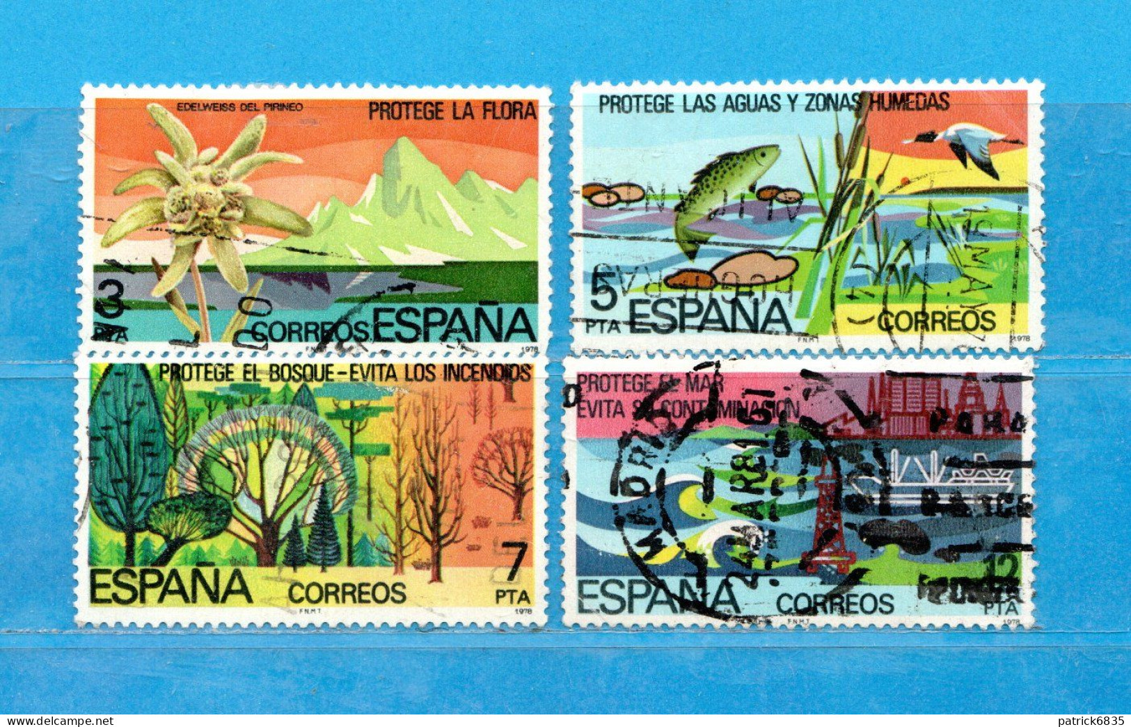 (Us6) ) SPAGNA °- 1978 -  Yv. 2114 à 2117.  Usati. - Used Stamps