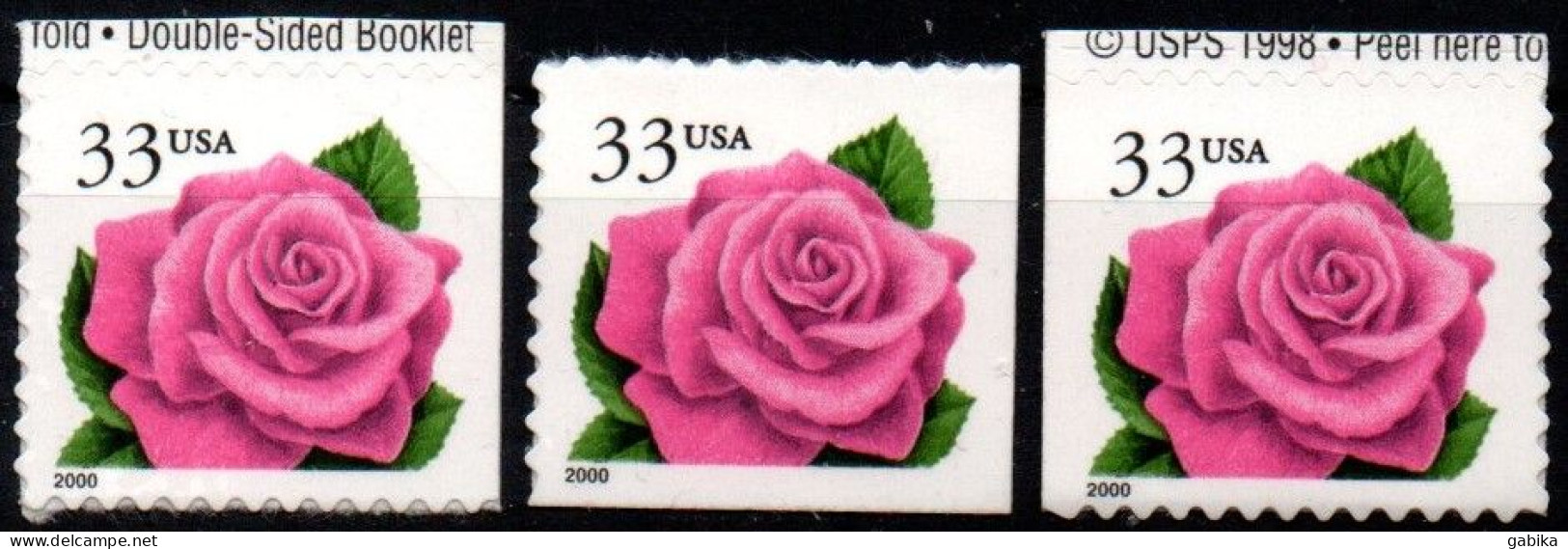 USA 2000, Scott 3052E, MNH, Booklet, Flower, Rose - Nuovi