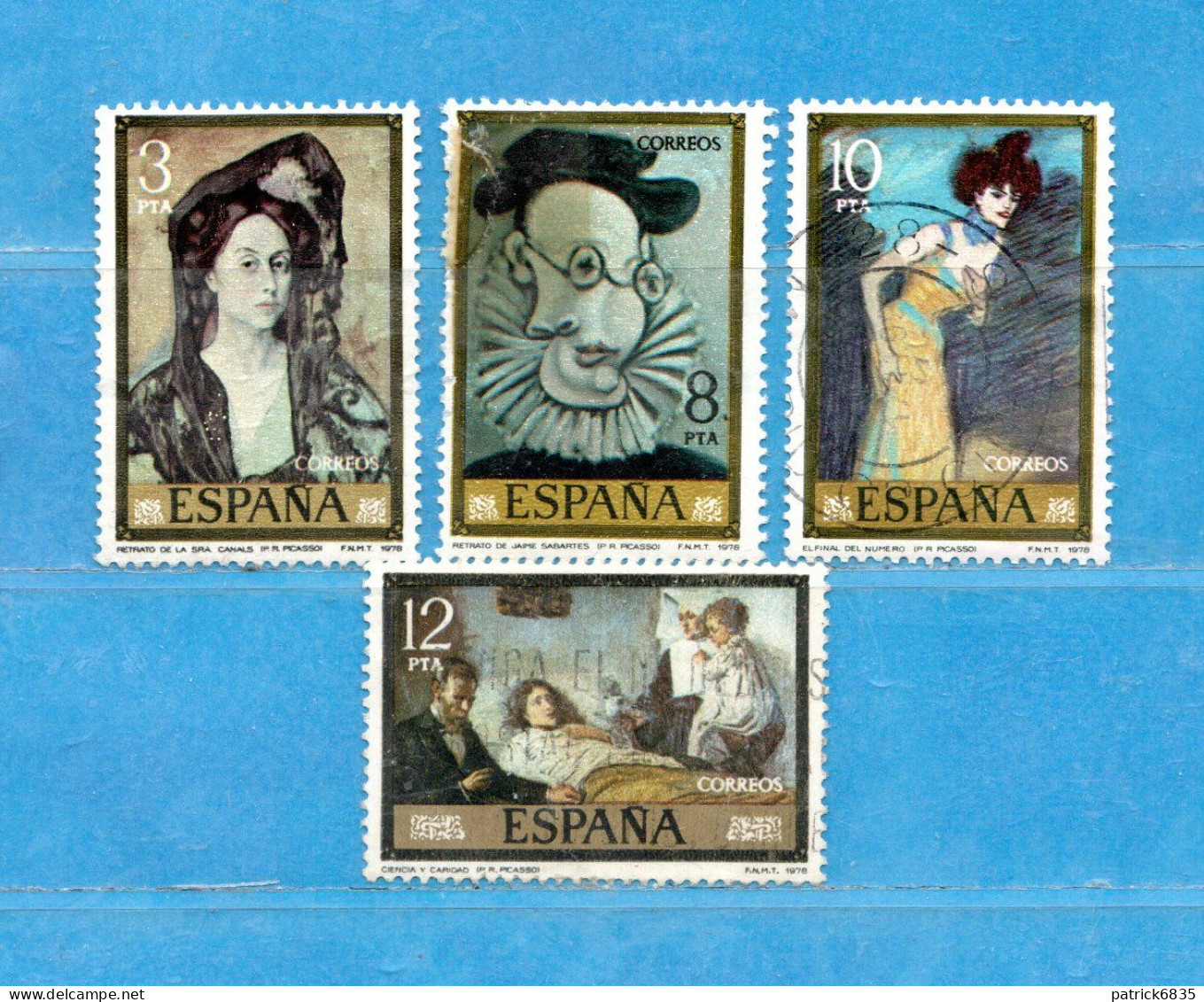 (Us6) ) SPAGNA °- 1978 -  Yv. 2127-2129-2130-2131.  Usati. - Used Stamps