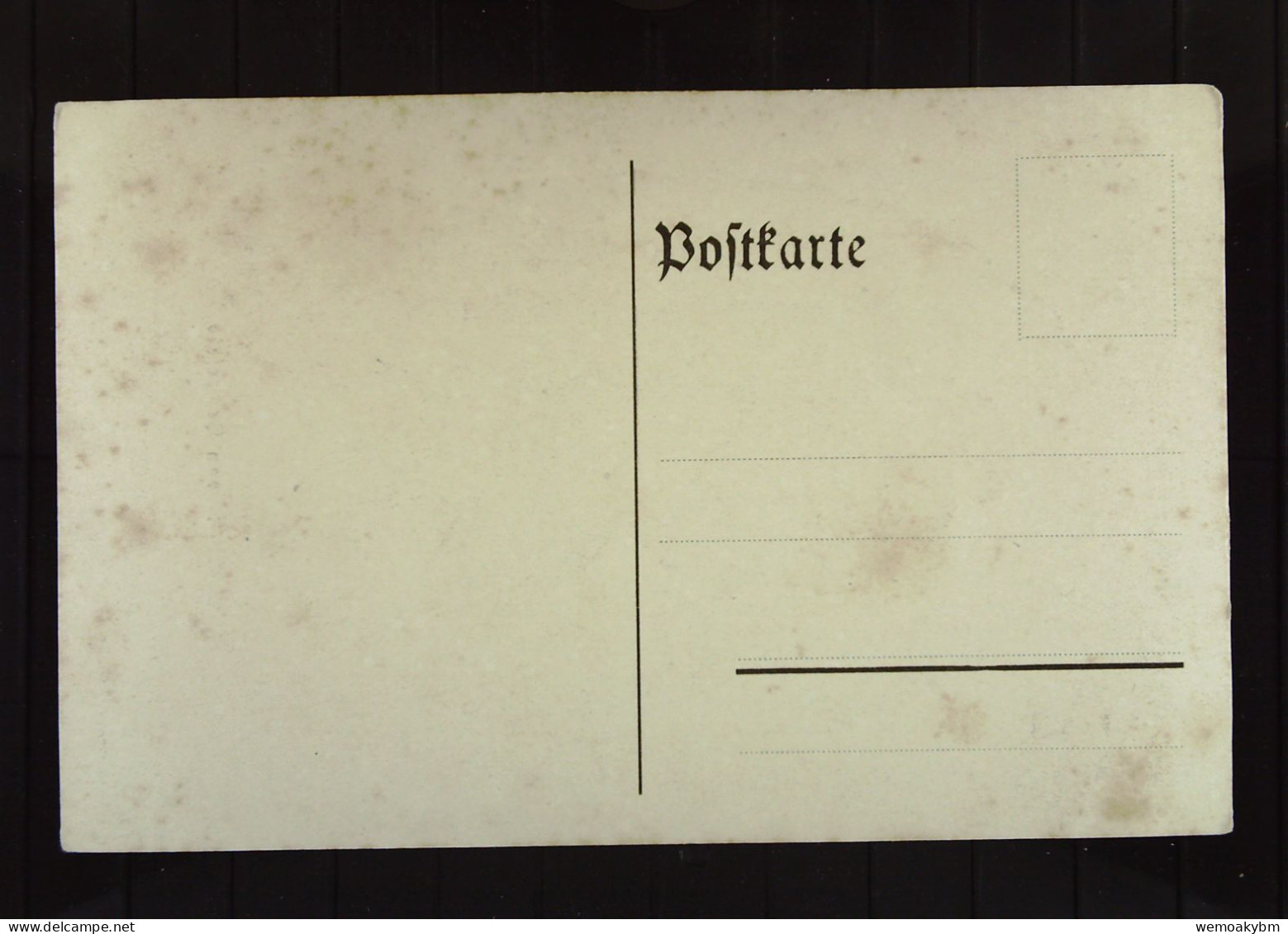 DR: Ansichtskarte - Scherenschnitt - "Charlotte Von Lengefeld" -Karte Mit Stockflecken - Scherenschnitt - Silhouette