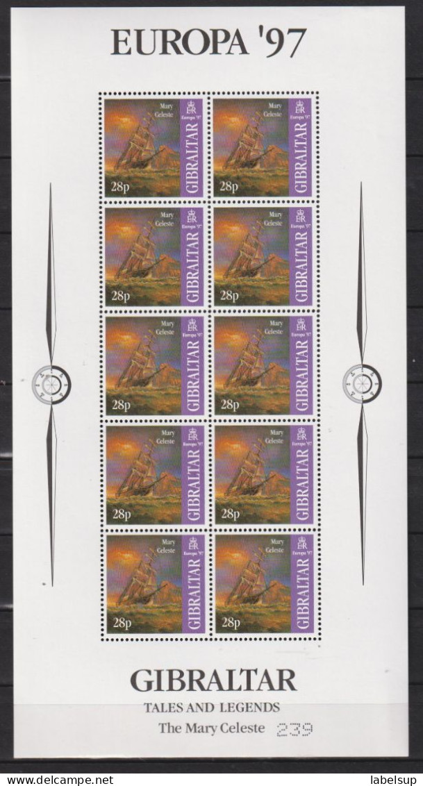 Timbres Neufs** De Gibraltar Mini Sheet De 1997 YT 799 MI 784 MNH - Gibraltar