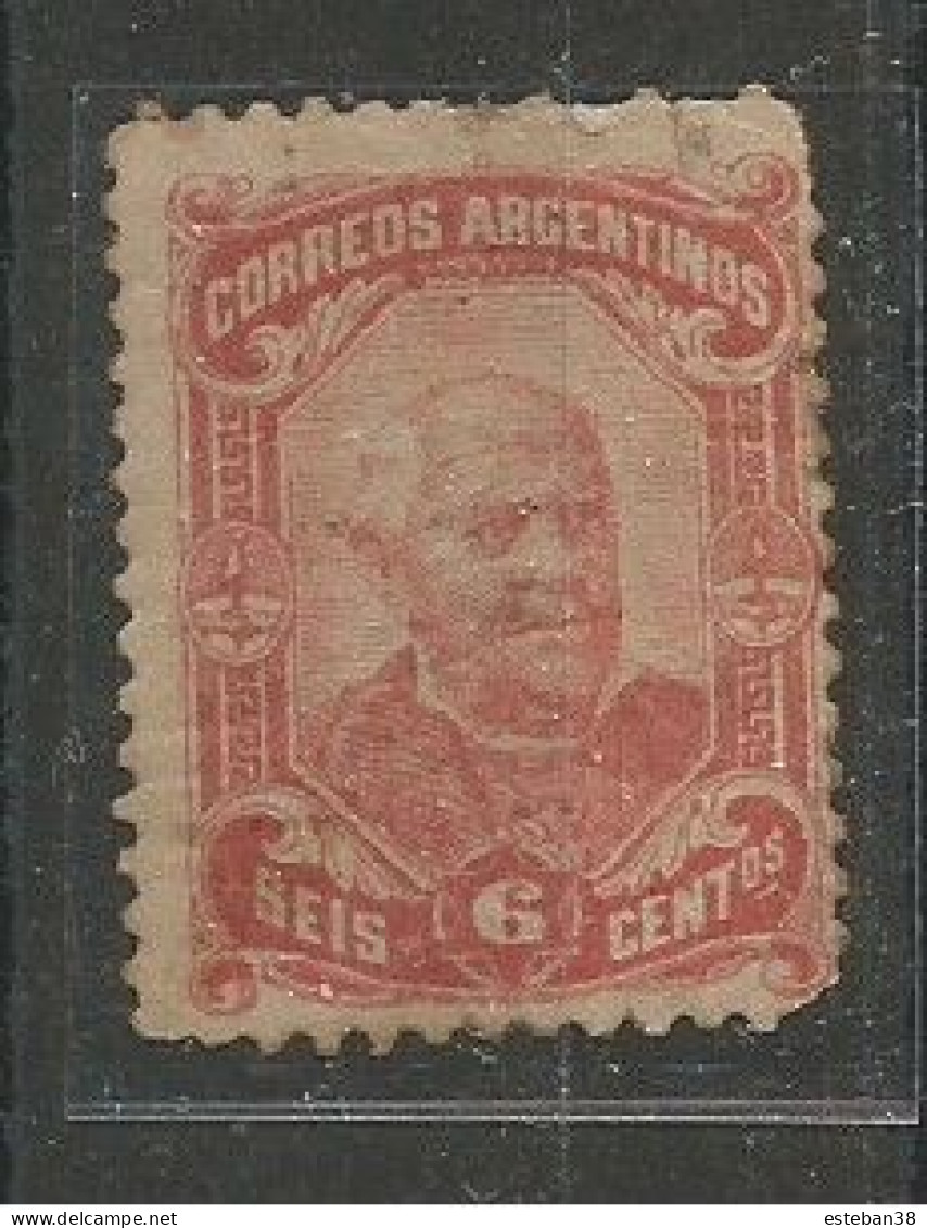 Sarmiento 6c Carmin - Unused Stamps