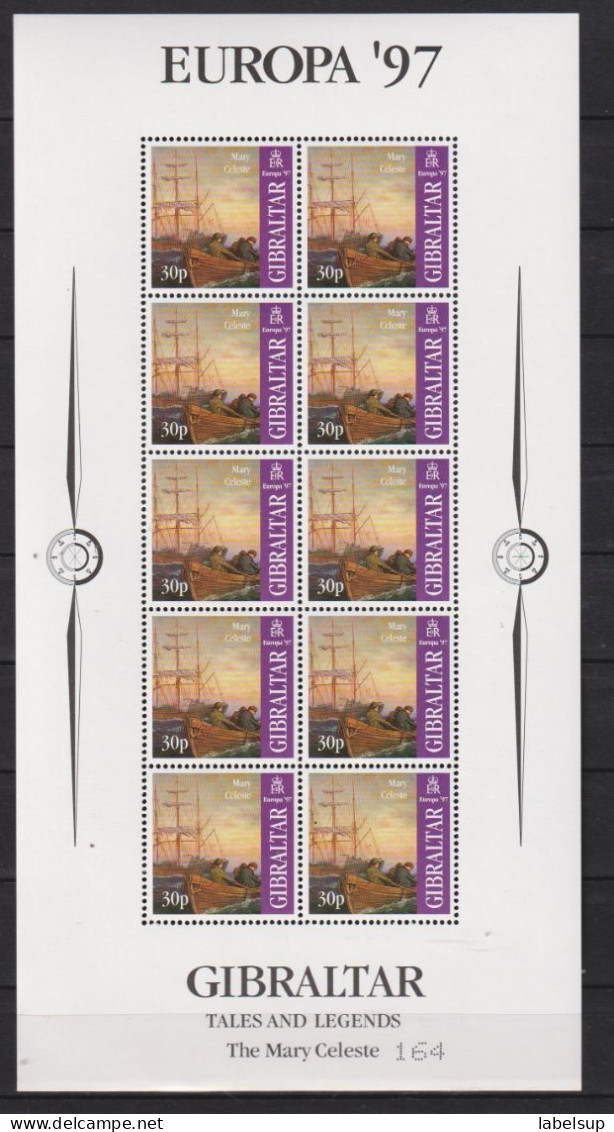 Timbres Neufs** De Gibraltar Mini Sheet De 1997 YT 800 MI 785 MNH - Gibraltar