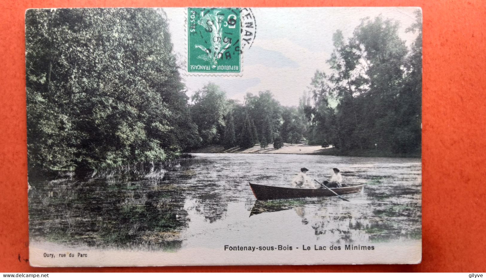 CPA (94) Fontenay Sous Bois. Le Lac Des Minimes. Animation, Barque.(1A.n°115) - Fontenay Sous Bois
