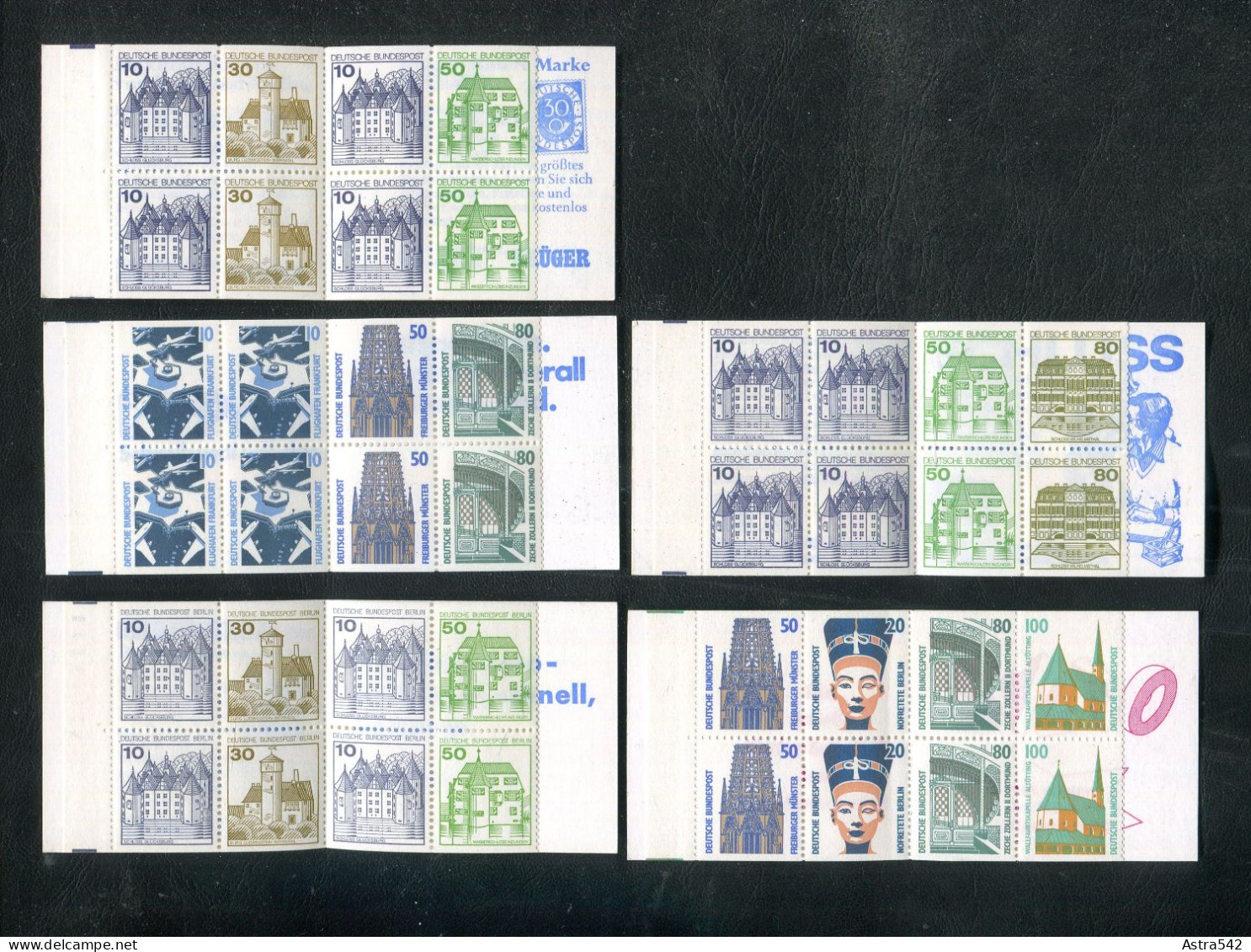 "EUROPA" Partie Mit 9 Markenheftchen **, Vgl. Fotos (A0195) - Vrac (max 999 Timbres)