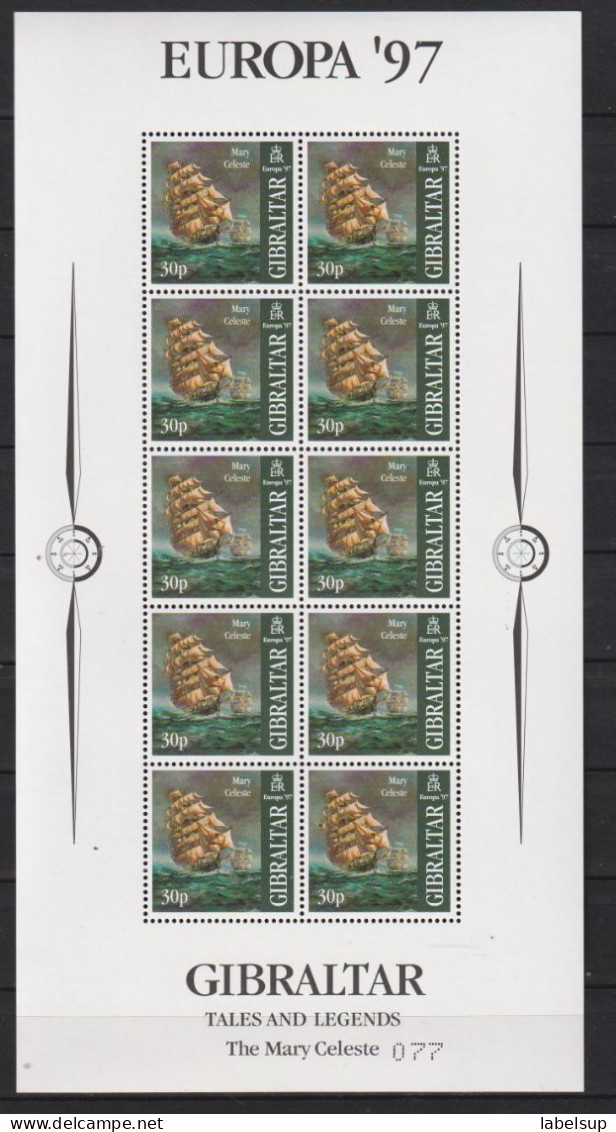 Timbres Neufs** De Gibraltar Mini Sheet De 1997 YT 801 MI 786 MNH - Gibraltar