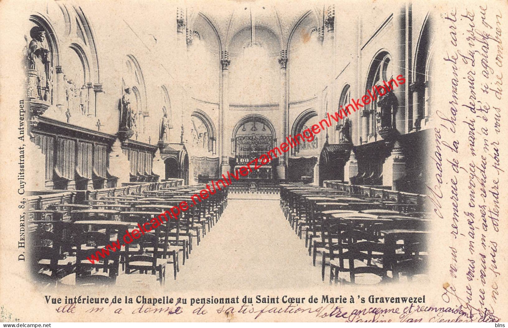 Vue Intérieure De La Chapelle Au Pensionnat Du Saint Cœur De Marie à 's Gravenwezel - Schilde - Schilde