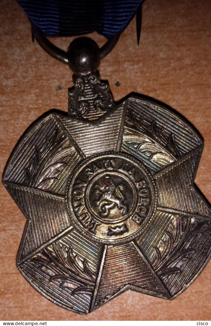 BELGIQUE CONGO BELGE - Ordre De Leopold II Médaille D'argent Unilingue Français Avant 1951 - Belgium